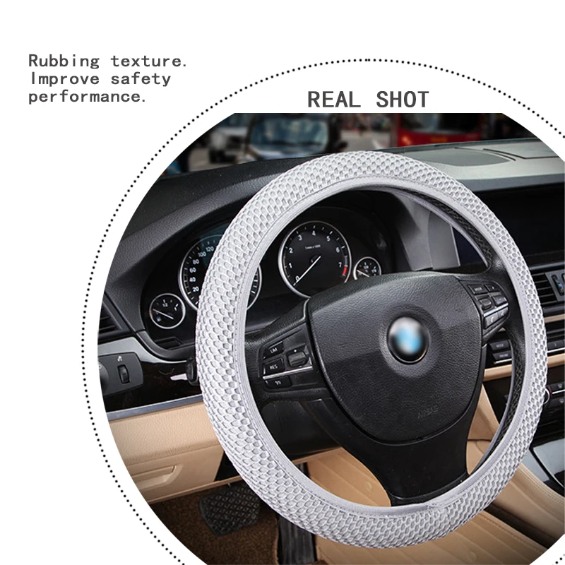 Coprivolante per auto Traspirabilità Tessuto sandwich Antiscivolo Per kia Ceed Cerato Suzuki grand vitara Citroen xsara picasso - Image 3