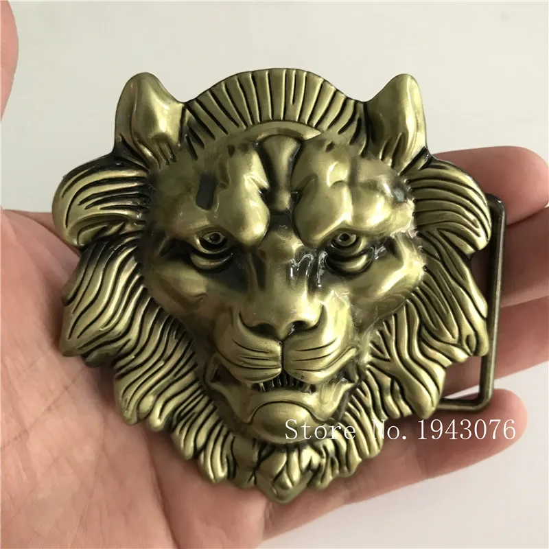 Новинка 2017 высокое качество 90х89 мм 152 6 г бронзовая 3d головка льва мужские пряжки