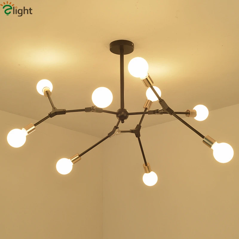 

Minimalism Lindsey Living Room E27 Led Chandelier DIY Rotatable Pendant Chandelier Lighting Indoor Lighting Fixture Lamparas