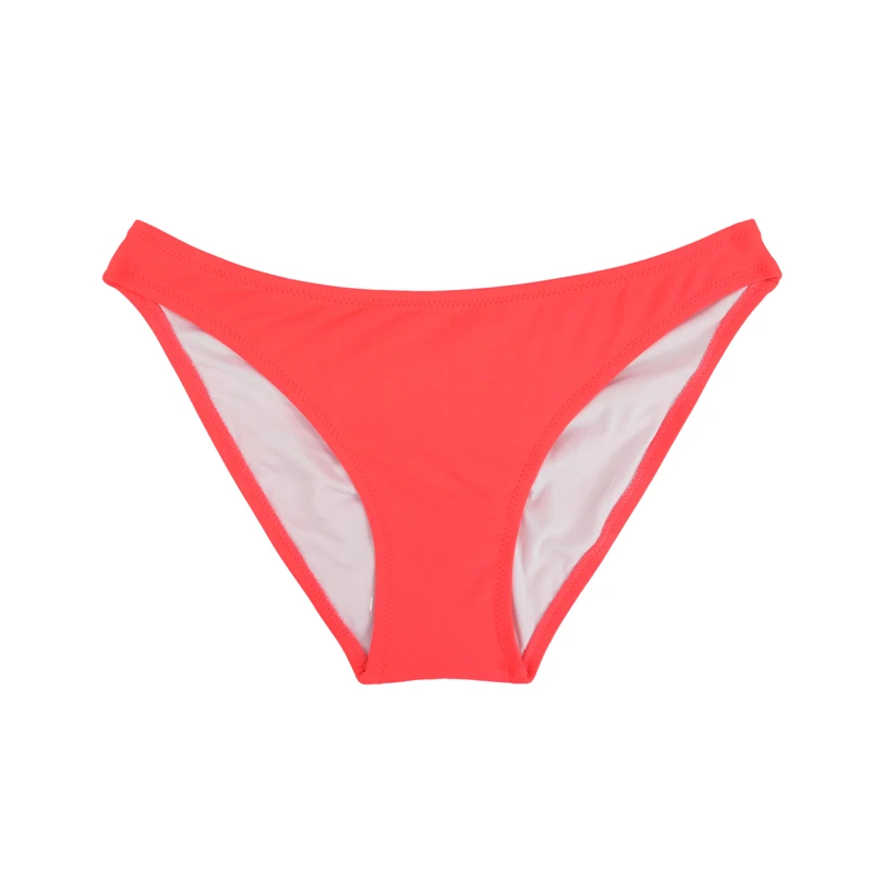 M&M 2019 Girls Sexy Low Waist Candy Colors Bikini Bottom Women Print Cheeky Small Swim Briefs Sporty Shorts B602
