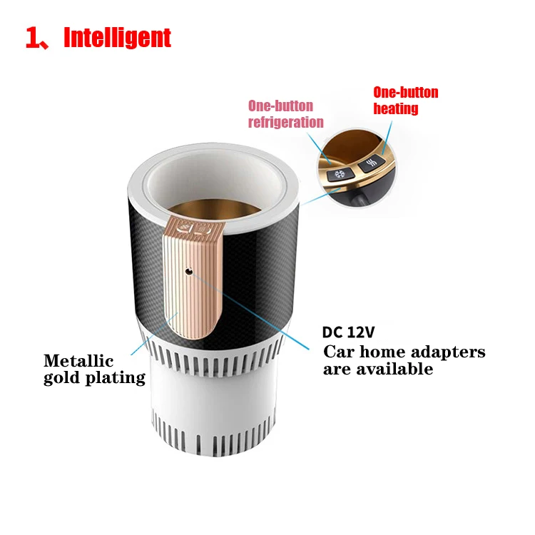 2019 Smart car hot and cold cup Home office travel heating insulation electric mini refrigerator Fishing Camping dfdf