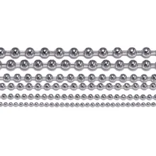 5 м/лот 1,2/1,5/2,0/2,5/3,0/3,2 мм бaльнaя Нержавеющая сталь шариковые бисерная цепь для DIY Изготовление ювелирных ожерелий аксессуары