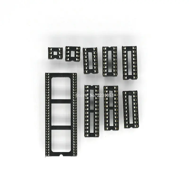 20 шт. IC Seat 6 8 14 16 18 24 28 контактов 2 54 мм 64 контакта 1 78 контактный шаг MCU разъем чип