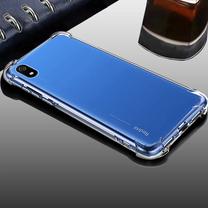 Прозрачная задняя крышка YUETUO для телефона чехол xiaomi redmi 7 7a note 7s pro a s силиконовые