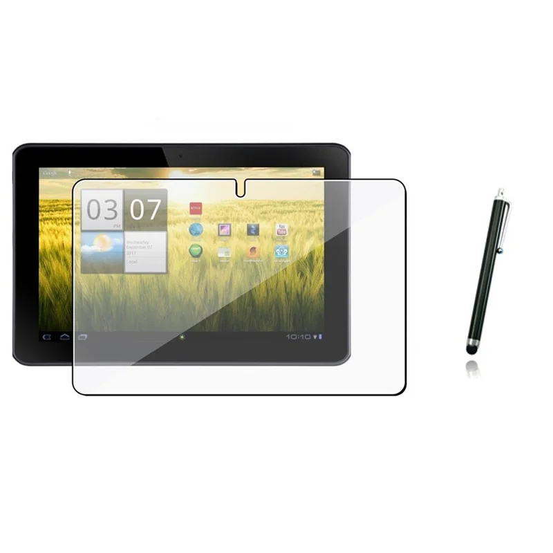

New Anti-Glare Matte Screen Protector Films Protective Matted Film Guards +1x Stylus For Acer Iconia Tab A200 A210 10.1" Tablet