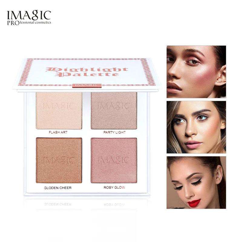 IMAGIC Highlighter Powder Palette Shimmer Face Contouring Highlight