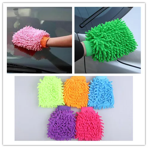 

Super Mitt Microfiber Car Window Washing Home Cleaning Cloth Duster Towel Glove Home cleanning