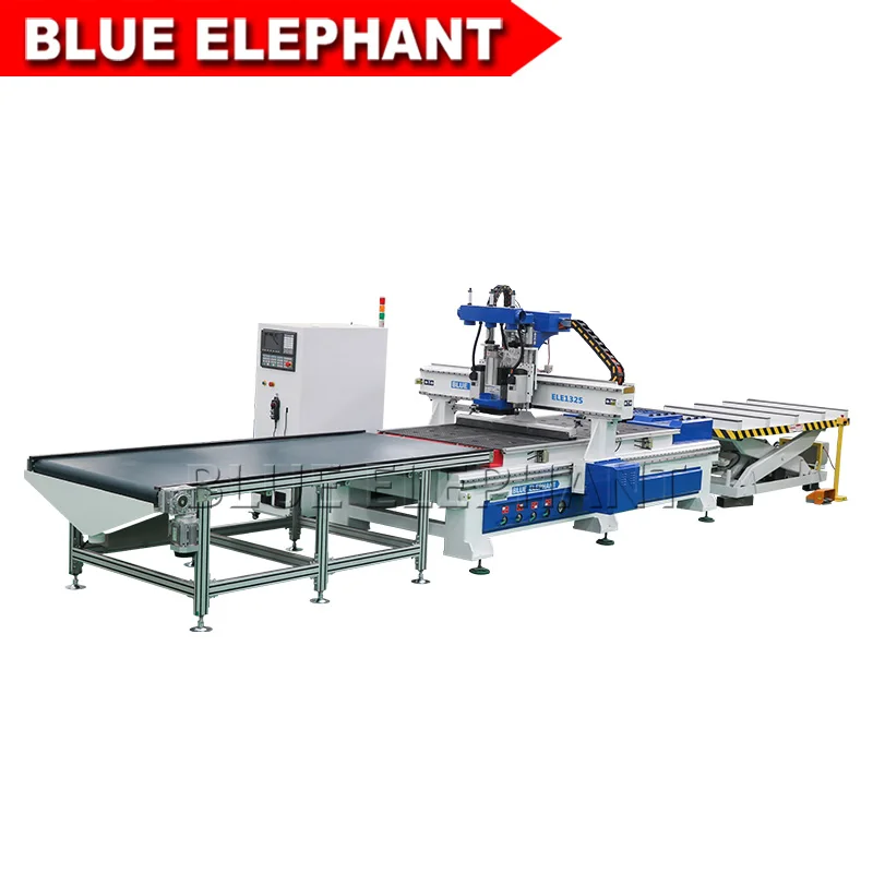 

Large cnc router: Auto-feeding system cnc router 1325 working videos in factory