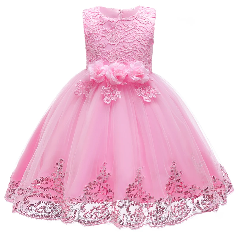 Из США; кружевное пышное белое платье с цветочным узором для маленьких девочек; свадебные вечерние платья для первого причастия для девочек - Цвет: D1