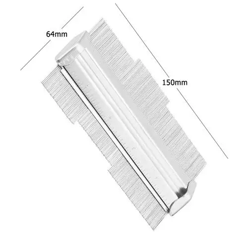 Контур датчик 5/6/10 дюймов Пластик профиль копия датчик нерегулярные формирователь профиль линейка датчик дубликатор duplo и контур датчик основные инструменты - Цвет: 150mm