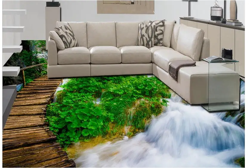 Водостойкие 3d обои для рисования пола ПВХ|pvc flooring wallpaper|floor wallpaperpainting wallpaper |