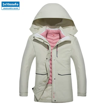 

Ski jacket Women Waterproof Mountain Ski Warm Plus Size Cotton Ski-wear Outdoor Snowboard Jacket Windproof Snow Coat -30 degree