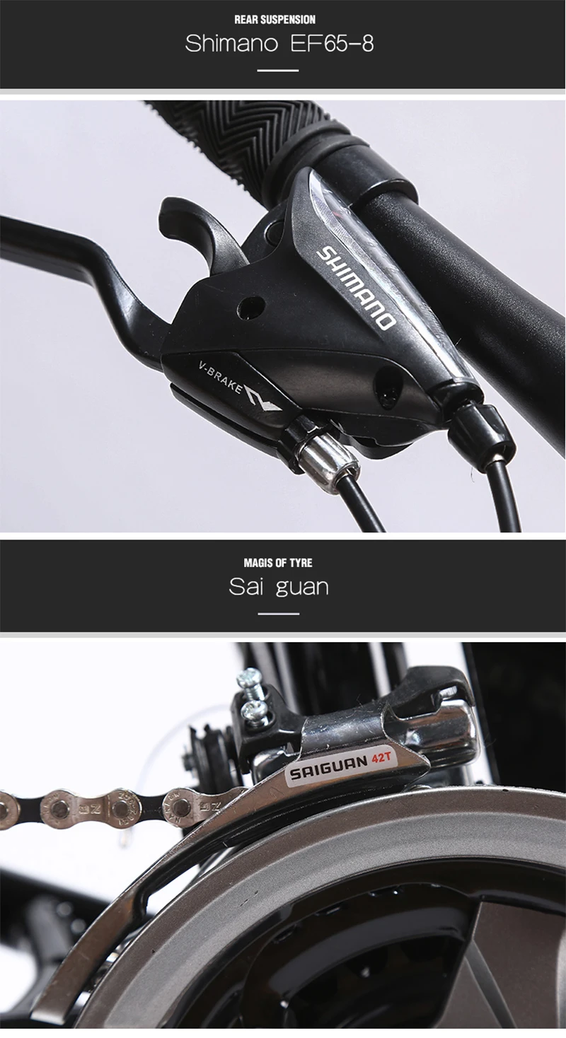 LAUXJACK Горный двухподвесный велосипед стальная складная рама 24 скорости Shimano механические дисковые тормоза колёса 26"x4.0 Fat Bike