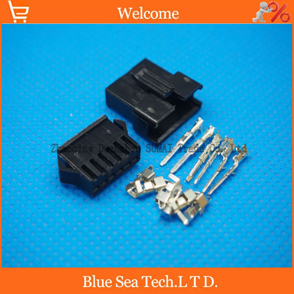 

6 Pin/way SM wire Connector 2.54mm SM-6P Kit JST2.54 electric coupler for E-Bike/ car /electronic circuit ect.