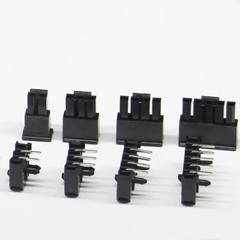 

30sets 3.0mm Pitch 43030 2P3P4P5P Single Row Bent Needle Connector Terminal Plug Socket 90 Degrees For PCB Circuit Board