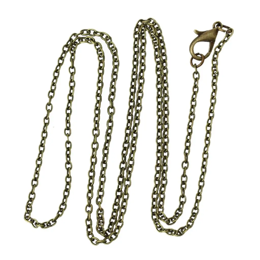 12 шт. цепочка из свинца и никеля с застежкой карабином 62 см|sweater chain|chain diyjewelry necklace |