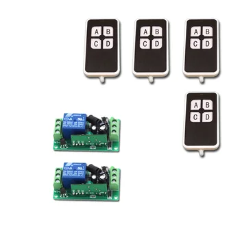 

Wireless Remote Controller DC9V 24V 1CH 10A RF Remote Control Switch Systerm Relay Receiver Transmitter 315/433MHZ