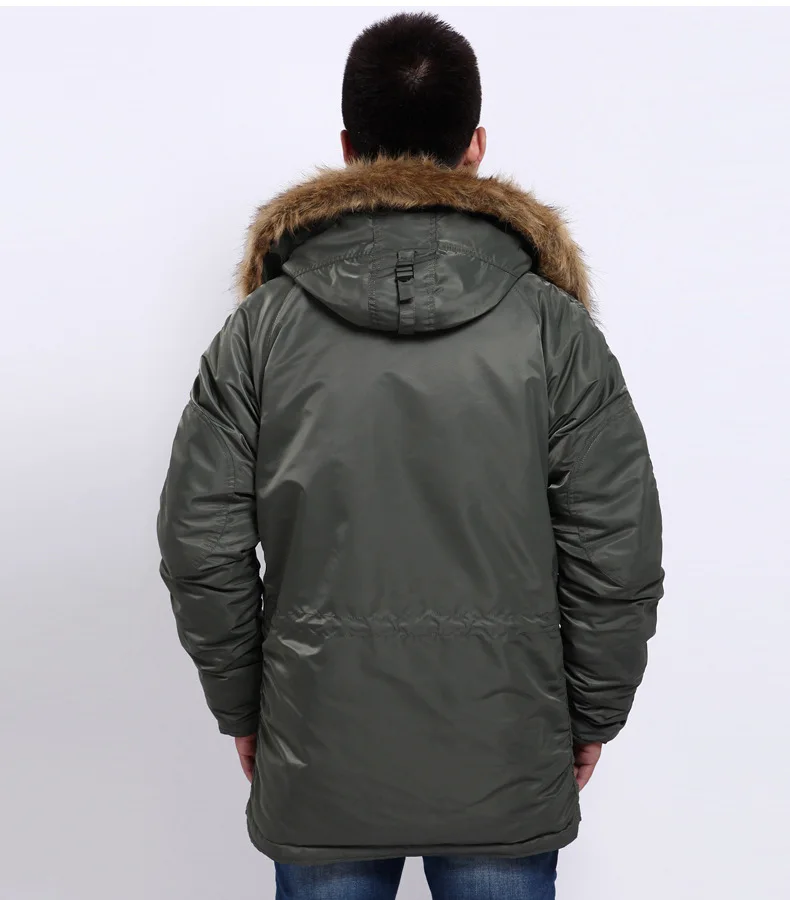  New seibertron N3B/N-3B Slim fit Parka Military Coats Winter Coat Army Clothing jacket Camping Hiki