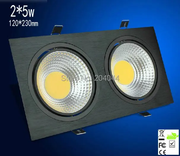 

4pcs/lot 2*5W ,square led ceining light 120lm/w,epistar led chip,,advantage product,high quality light.3years warranty time