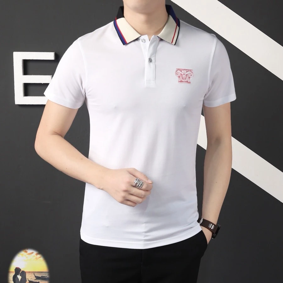 

HAYBLST 2019 Summer high quality summer brand clothing polo shirt men 100% cotton short sleeve homme camisa plus size M-XXXL