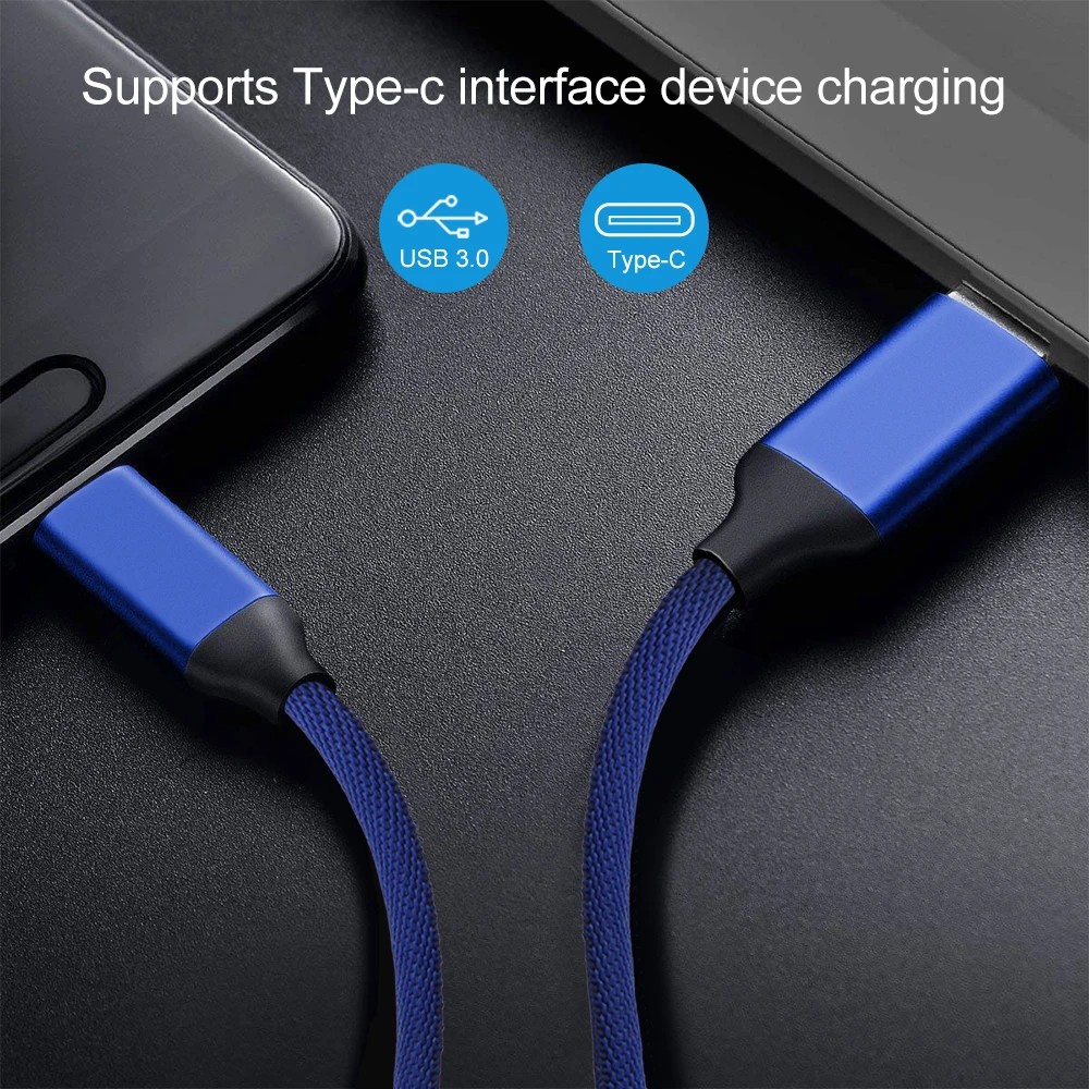 Кабель TeckNet usb type C для samsung S10 S9 S8 A50 Xiaomi Redmi Note 7 Быстрая зарядка USB-C зарядное устройство кабель usb type-C для мобильного телефона