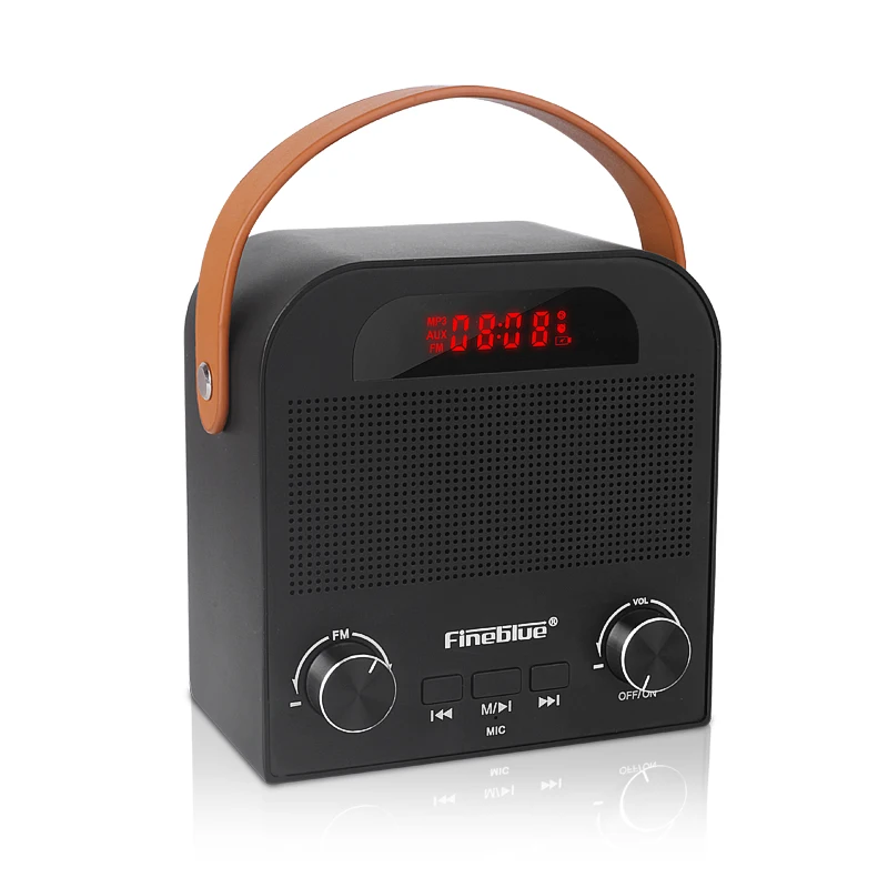 

2019 Clock Double horn Bluetooth Wireless Speaker Wireless Receiver Support TWS TF FM HIFI Handsfree Call Subwoofer Speakers