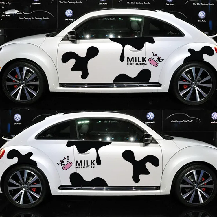 Car Styling Whole body 2 Pcs BK Material Auto Car Body Styling Vinyl