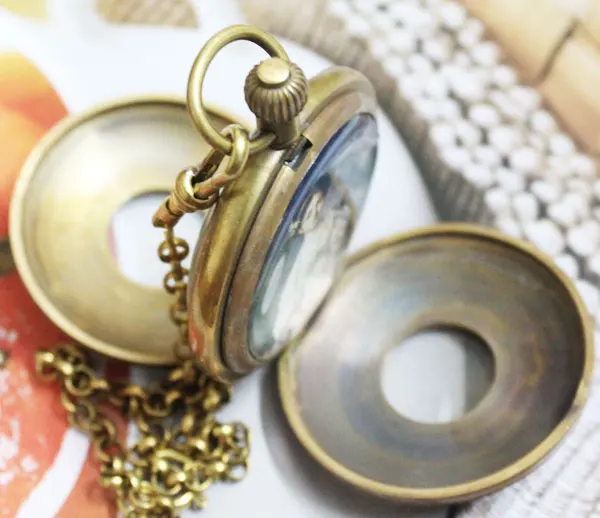 

New Design Two Cover Tourbilon MoonPhase Pocket Watch freeship