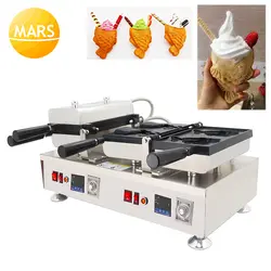 Марс цифровой мороженое вафельница Taiyaki 110 v 220 v вафельница тайяки Рыб Машина для изготовления торта