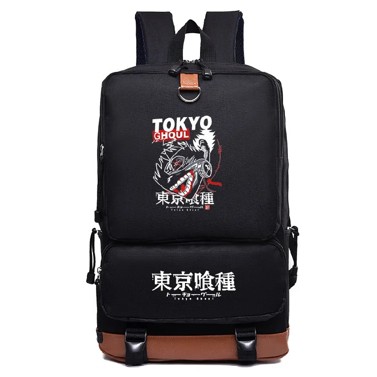 

Fashion Anime Tokyo Ghoul Printing Canvas Backpack Womens Mens Daily Backpack Travel Bag Teens Students School Bag Laptop Bag