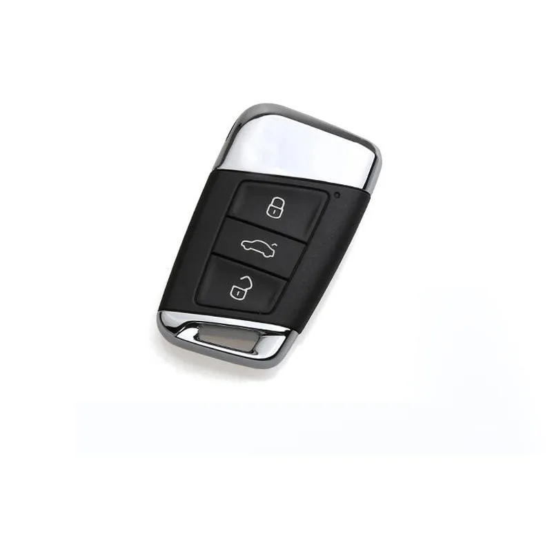

3 Button Smart Remote Key Shell Case For VW VOLKSWAGEN MAGOTAN B8 CC MQB with Emergency Insert Spare machine Key Blank
