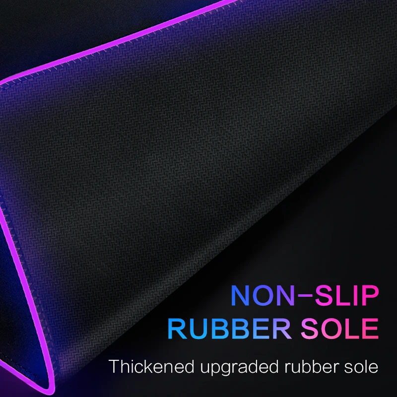  Large LED RGB Mouse Pad USB Wired Lighting Gaming Gamer XL Mousepad Keyboard Mat For Computer Overw