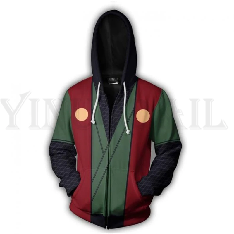 

Anime Naruto Sweatshirt Men and Women Zipper Hoodies UZUMAKI 3d Print Hooded Jacket for Boys Winter Costume Harajuku Streetwear