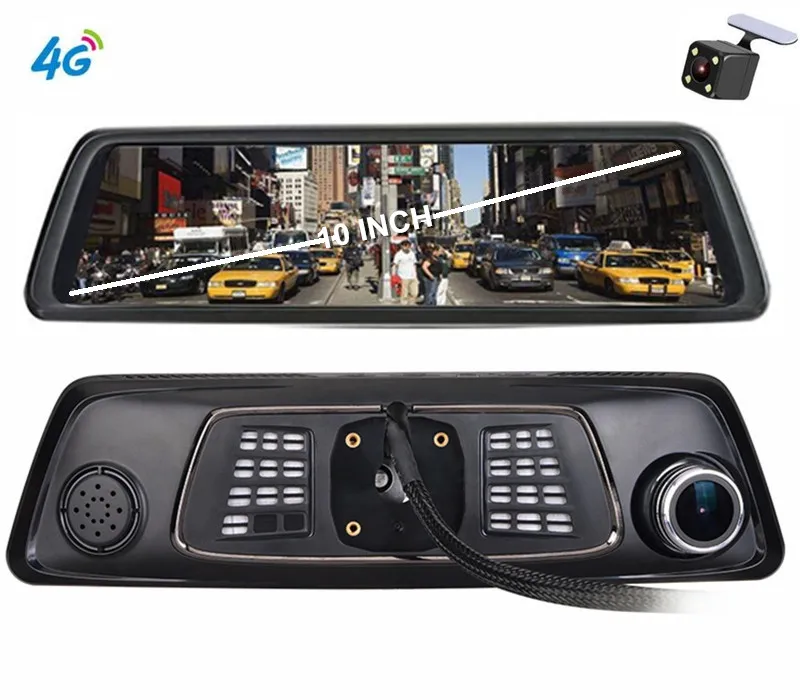 

2018 10" Full Touch FHD 1080P Dual lens 4G Android Car Rearview Mirror DVR GPS ADAS WIFI Rear View Camera Recorder DVRS Dash Cam