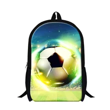 Fashionable Ball 3D pattern school backpacks for teenager boys,cool bookbags for children,design soccerly day pack for student