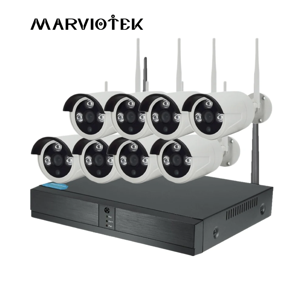

Wireless Security Camera System Video Surveillance DVR CCTV Camera System Outdoor Waterproof 720P ip camera wifi nvr kit ONVIF