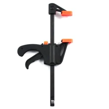 New 4 Inch Quick Ratchet Release Speed Squeeze Wood Working Work Bar Clamp Clip Kit Spreader Gadget Tool DIY Hand