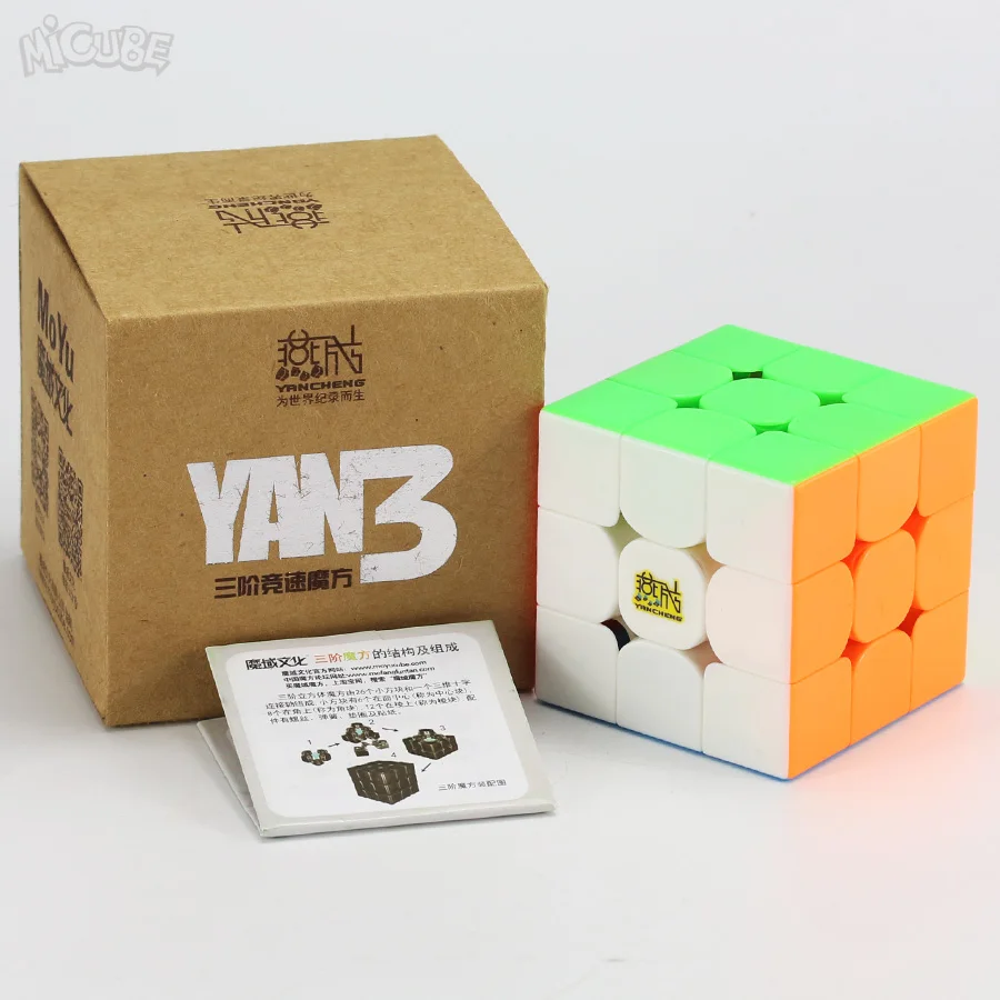 

Micube 3x3x3 Yan 3 YanCheng Moyu Speed Cube Puzzle 56mm Competition Cubes Toys For Children Kids cubo WCA Championship 3x3