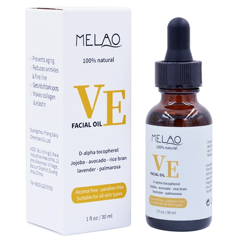 

30ml 100% Nature Pure Vitamin E Essential Oil Removing Wrinkle Fine Lines Moisturizing Skin Care Hair Care Essence Oil