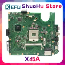 KEFU For ASUS X45A REV2.0 HM70 DDR3 laptop motherboard tested 100% work original mainboard
