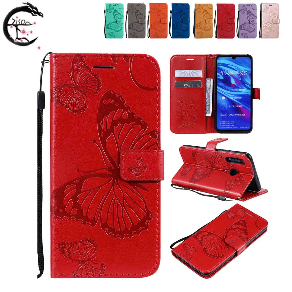 Кожаный чехол для huawei Psmart + P Smart Plus 2019 книжка телефона Honor 10i 20 lite Обложка кошелька