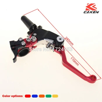 

High Performance 360 degree CNC Folding Clutch Lever power saving dirt bike pit bike Motocross Racing PRO Spare Parts