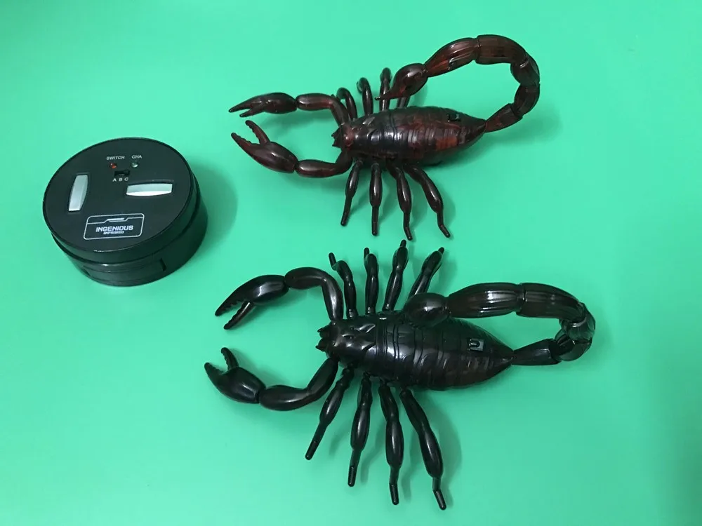 Трюк электронный питомец симулятор скорпиона роботизированные насекомые шалость игрушки Жук дистанционное управление новые изобретения для детей Новинка