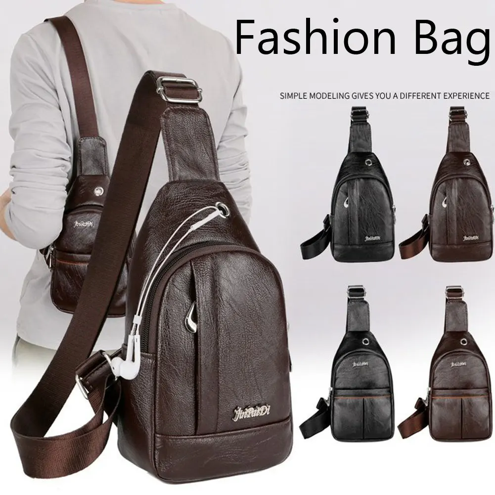 Мужская сумка для мальчиков с боковой Usb зарядкой, маленькая сумка на одно плечо, сумка для путешествий из искусственной кожи, сумка-мессенджер