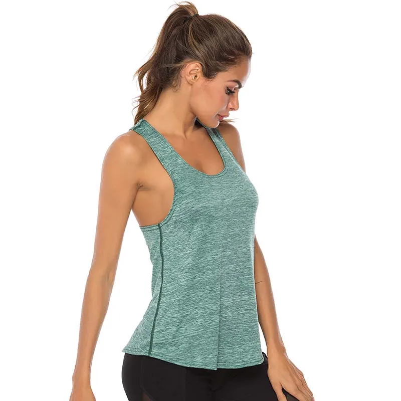 WOYYOHO Tank Tops Women for Yoga Sleeveless Racerback Yoga Vest Athletic Fitness Sport Shirts Quick Drying Gym Running Training yoga top sports tank