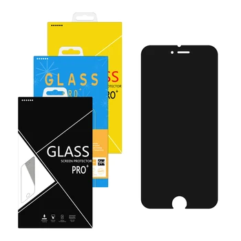 

CAMDEMS 2.5D 9H 100pcs/lot Privacy Tempered Glass For iPhone xs max xr 6 6S 7 8 Plus Screen Protector Protective Film retail box