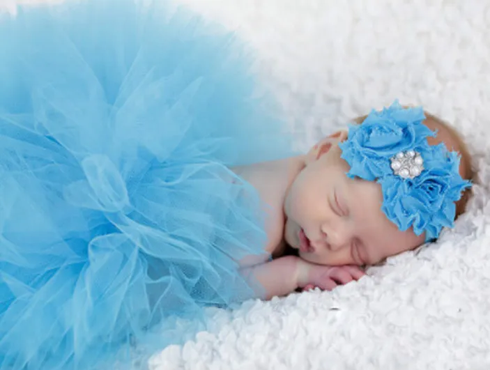 Юбка-пачка для новорожденных девочек от 0 до 24 месяцев повязка на голову с цветочным рисунком, реквизит для фотосессии, комплект детской одежды из 2 предметов