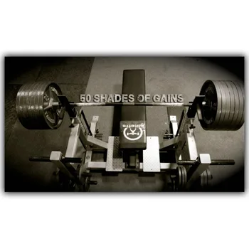 

Weightlifting Fitness Poster Motivational Art Silk Poster Print Fitness Inspirational Picture for Room Wall Decor