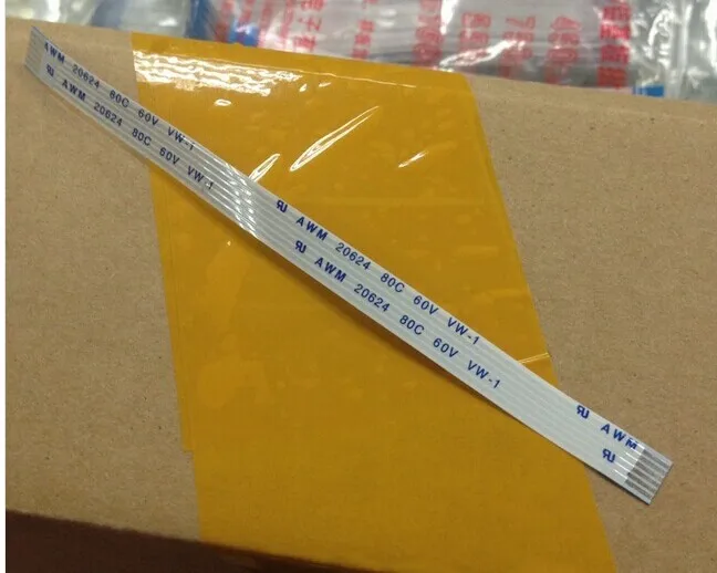 Free shipping Flat Ribbon Flex Cable 8pin E118077 AWM 2896 80C VW 1 Power Button 2