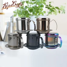 Многоцветная портативная вьетнамская кофейная капельница из нержавеющей стали, фильтр для кофе, высокое качество, фильтр для капельного кофе, горшок, фильтры, инструмент